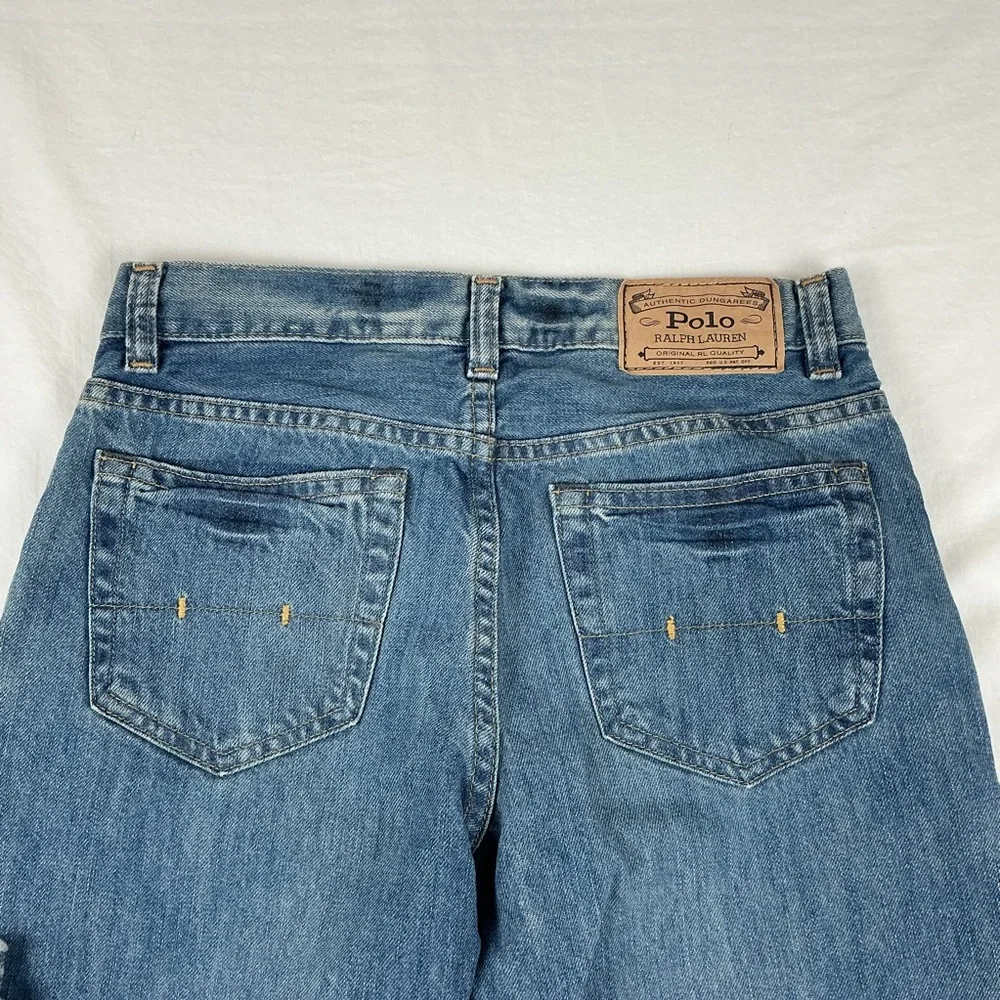 Polo Ralph Lauren ‎ Boys Size 14 Straight Leg, Adjustable Waist, Blue Jeans
